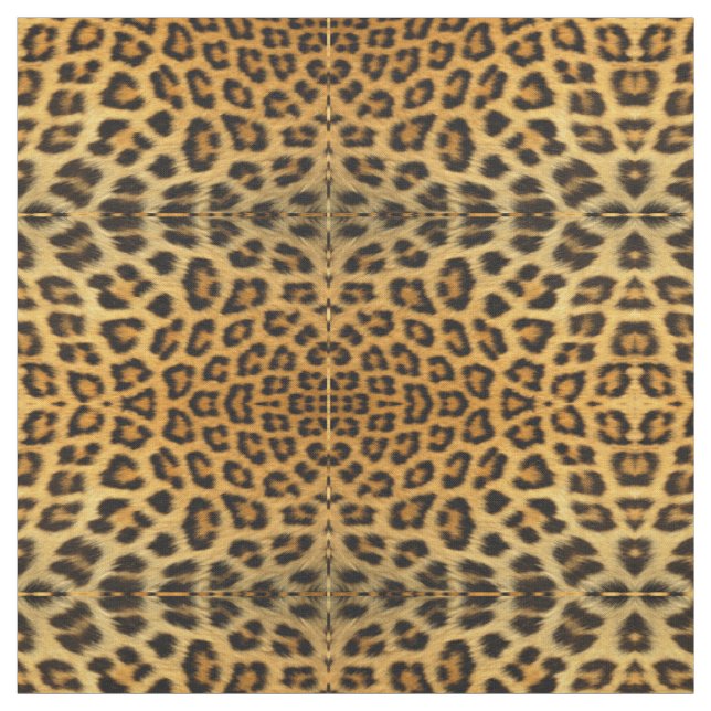 Tissu d'empreinte de léopard (Échantillon)