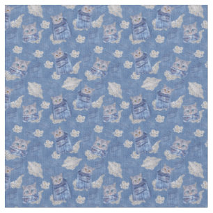 Tissu Denim Jeans avec chatons et dentelles répétées