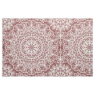 Tissu Dentelle blanche mandala bohème sur ton bijou bour