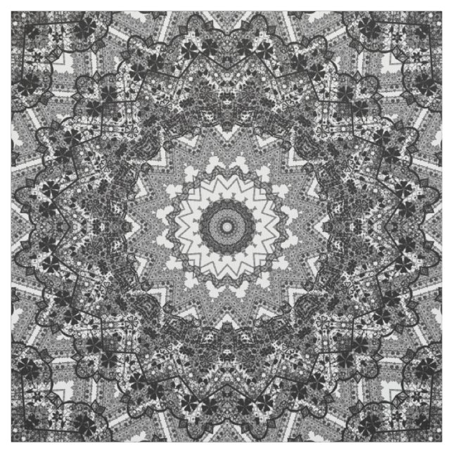 Tissu Dentelle noire (Échantillon)