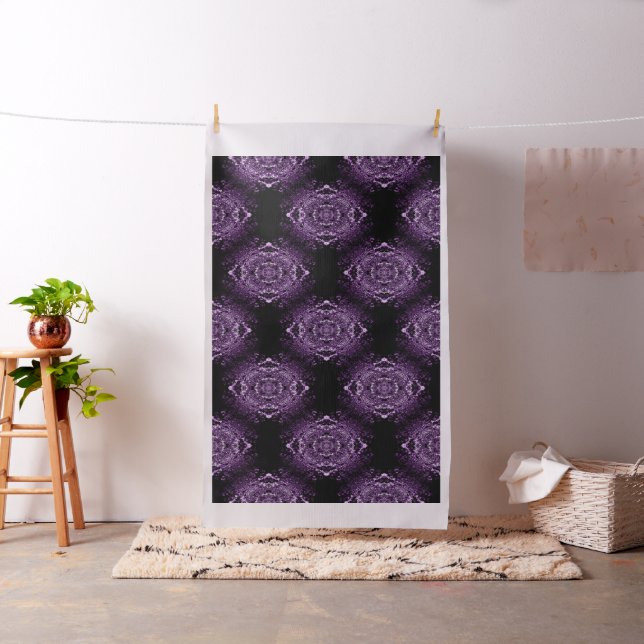 Tissu Dentelle violette... (In Situ)