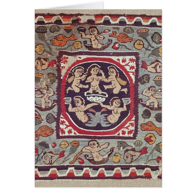 Tissu dépeignant Vénus Anadyomene, d'Antinoe (Devant)