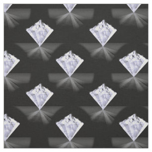 Tissu Des diamants de minuit brillants