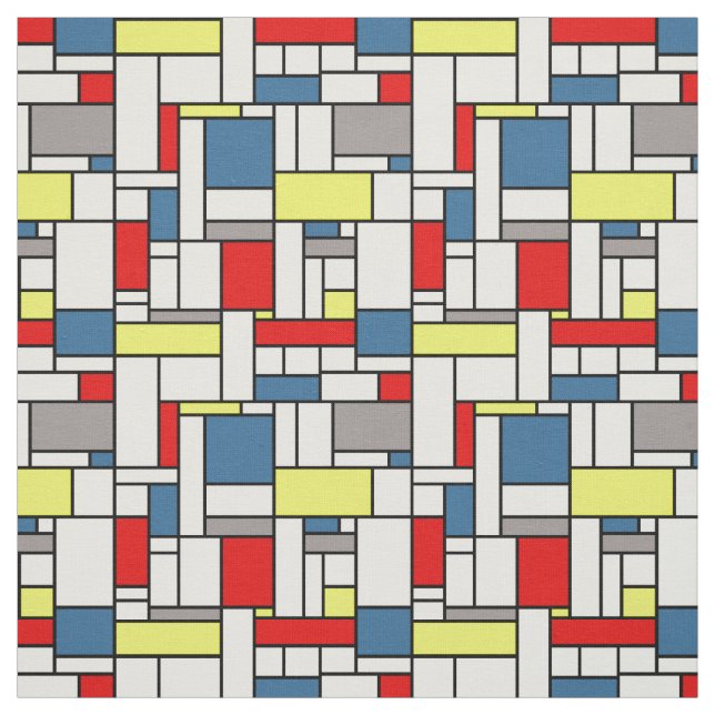 Tissu Design de style mondrien (Échantillon)