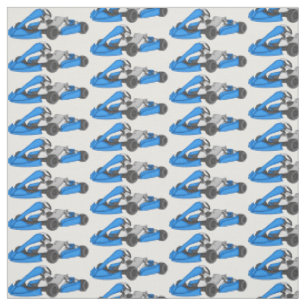 Tissu dessin animé de Kart racing