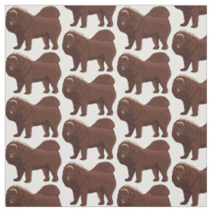 Tissu dessin de Chien Tibétain Mastiff