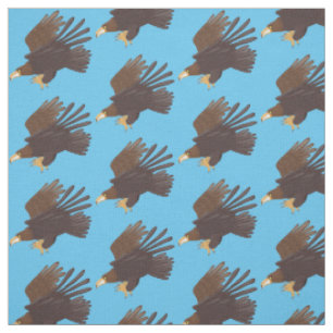 Tissu dessin humoristique d'aigle royal