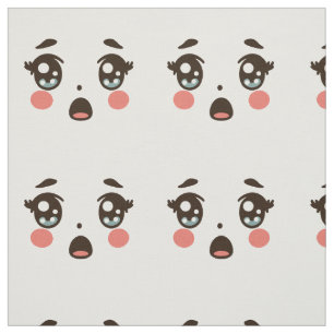 Tissu dessins animés sur poupée effrayés illustrations d