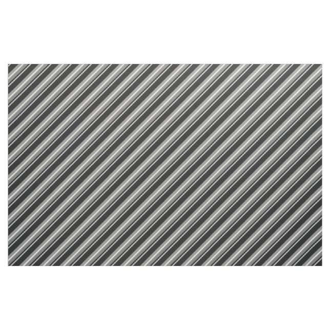 Tissu Diagonal Grandes Noires (Yard)