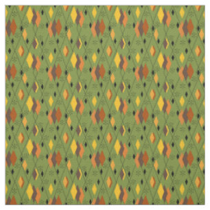 Tissu Diamants atomiques des années 1970