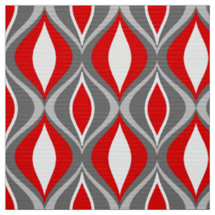 Tissu Diamants de la moitié du siècle, gris moderne/gr