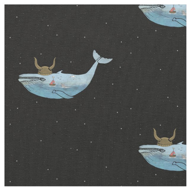 Tissu d'impression de baleine (Fermer)