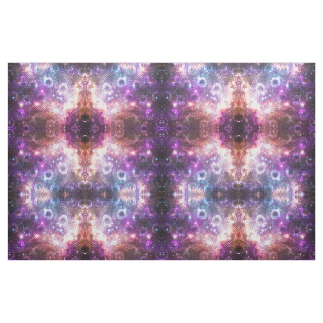 tissu d'impression de galaxie d'espace (Fat Quarter)