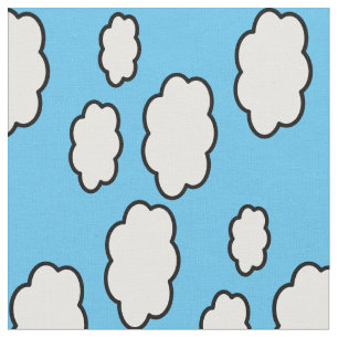 Tissu d'impression de nuage