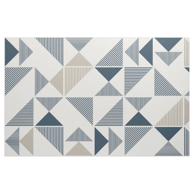 tissu d'impression triangles moderne (Fat Quarter)