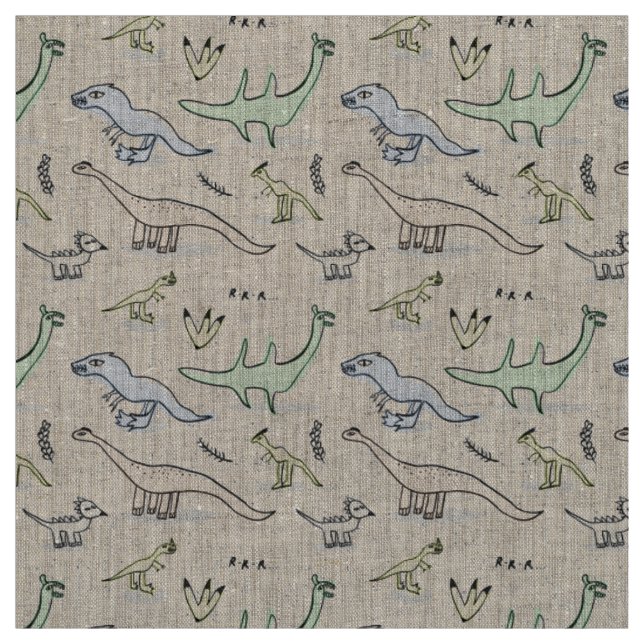 Tissu Dinos (Échantillon)