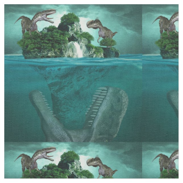 Tissu Dinosaures d'imaginaire (Fermer)