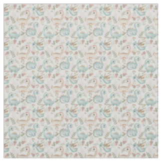 Tissu dinosaures mignons pastel