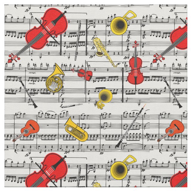 Tissu d'instruments de musique (Fermer)