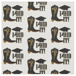 Tissu Diplôme de démarrage de Cowboy