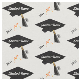 Tissu Diplôme et casquette de fin d'études personnalisés
