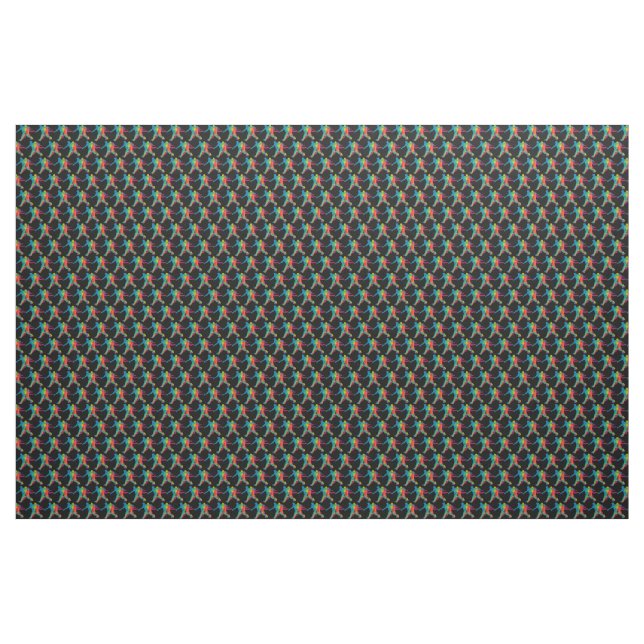 Tissu Disque Golf Sequence 2 Black Fabric (Yard)