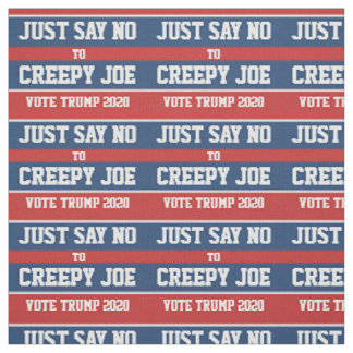 Tissu Dites non à l'Déplaisant Joe Pro-Trump 2020
