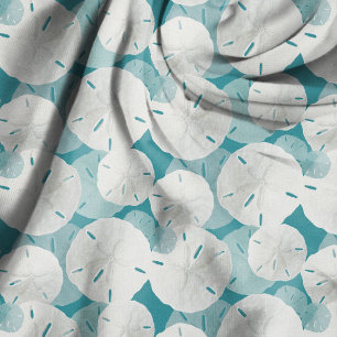 Tissu Dollars de Sable Motif Bleu