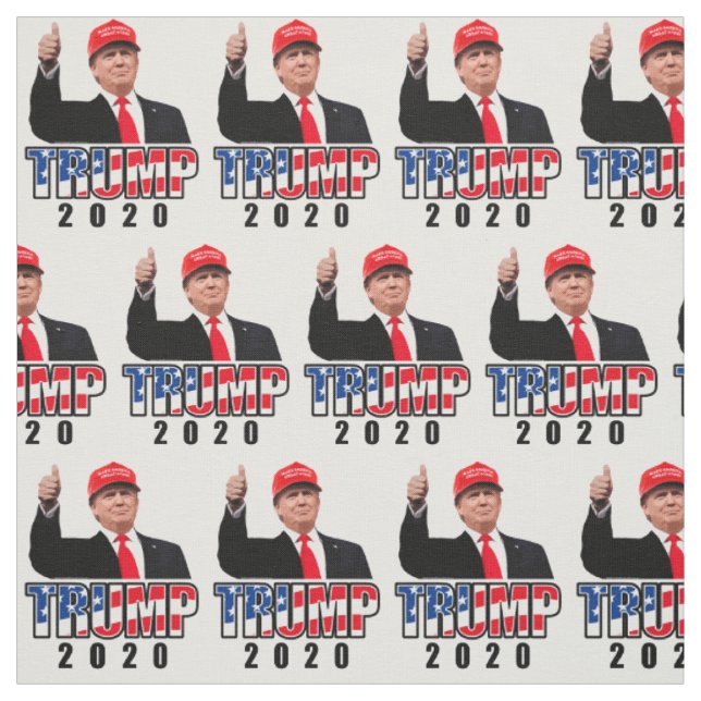 Tissu Donald Trump 2020 au plus fort (Échantillon)