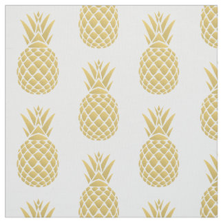 Tissu d'or d'ananas