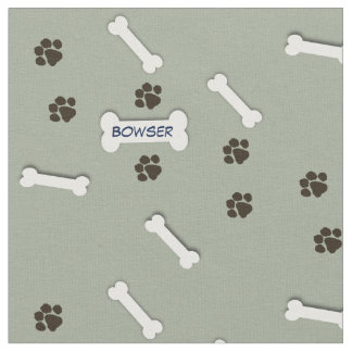 Tissu d'os de chien personnalisé