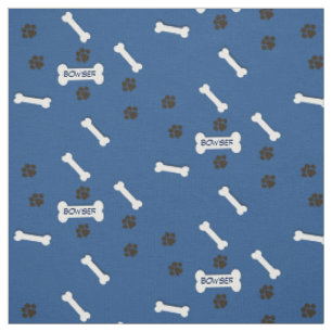 Tissu d'os de chien personnalisé