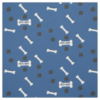 Tissu d'os de chien personnalisé