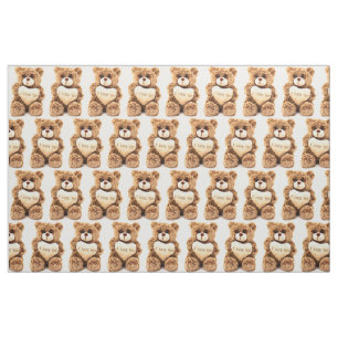 Tissu d'ours de nounours