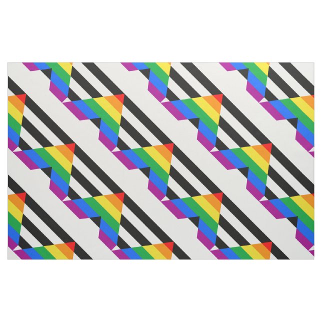 Tissu Drapeau Ally Pride droite (Yard)
