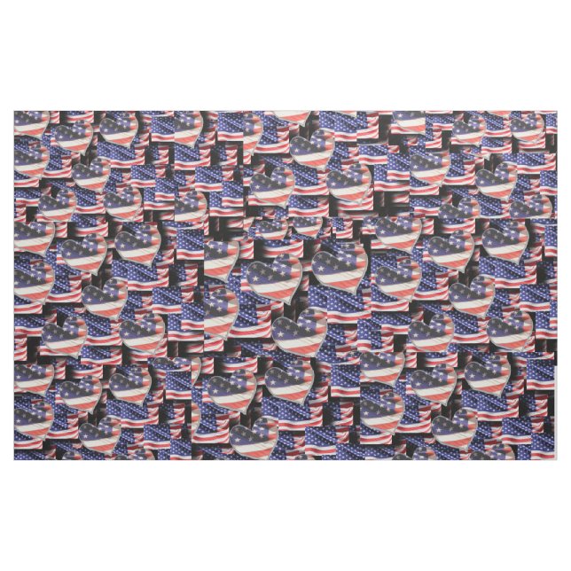 Tissu Drapeau américain (Fat Quarter)