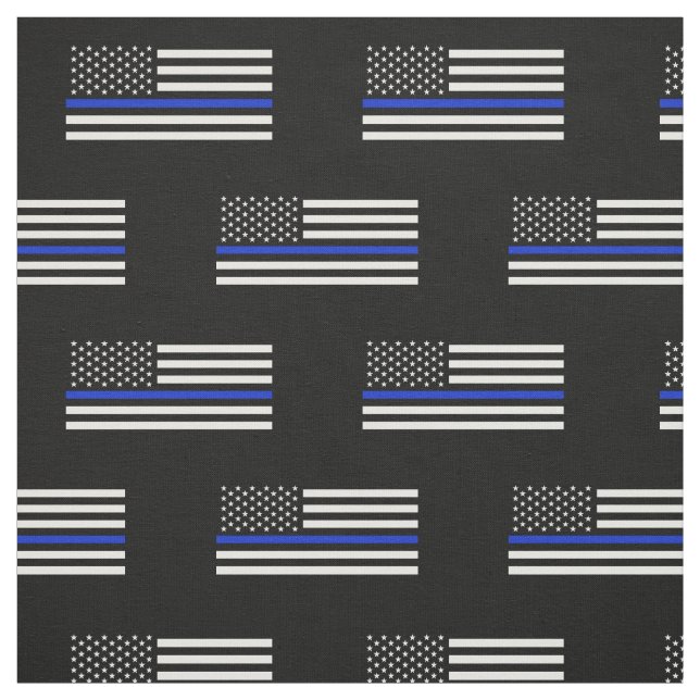 Tissu Drapeau américain mince de Blue Line (Échantillon)