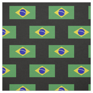 Tissu Drapeau brésilien classique