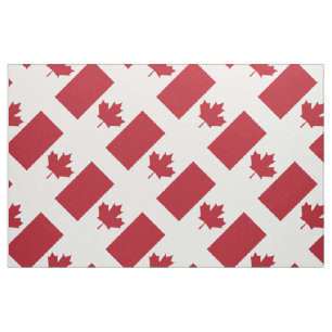 Tissu Drapeau canadien