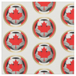 Tissu Drapeau canadien balle de soccer