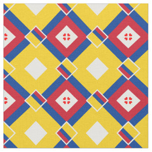 Tissu Drapeau colombien et mode textile branché