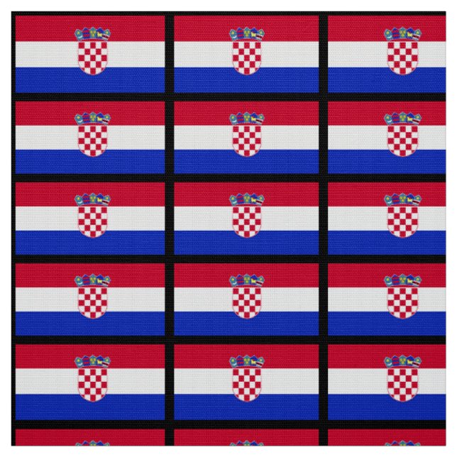Tissu Drapeau croate (Échantillon)