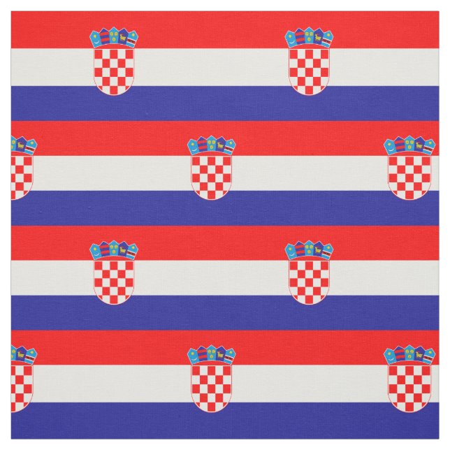 Tissu Drapeau croate (Échantillon)