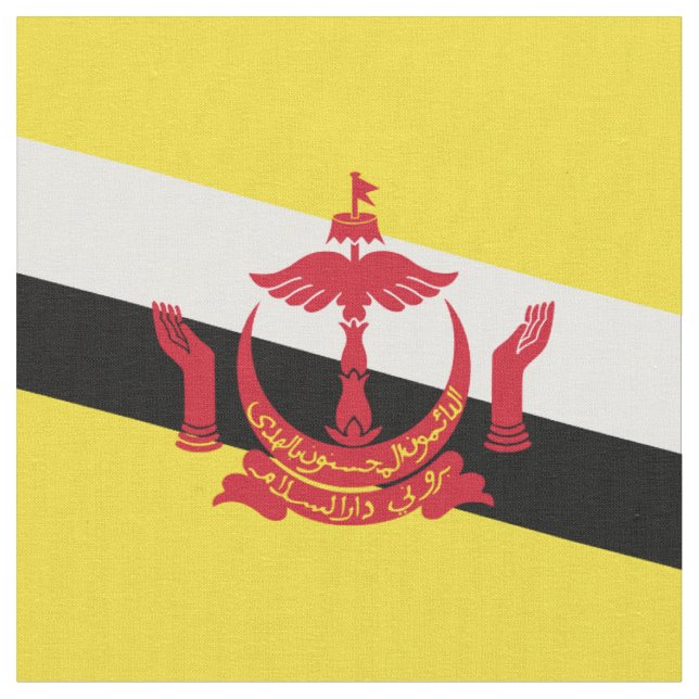 Tissu Drapeau de Brunei (Fermer)