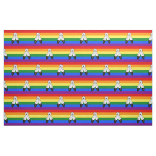 Tissu Drapeau de fierté bispirituel de SlipperyJoe's sym