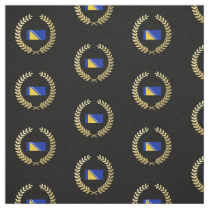 Tissu Drapeau de la Bosnie