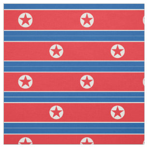Tissu Drapeau de la Corée du Nord