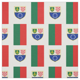Tissu Drapeau de la Fédération de Bosnie-Herzégovine