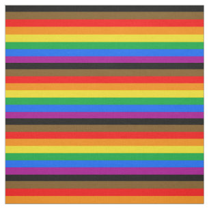Tissu Drapeau de la fierté arc-en-ciel de Philly