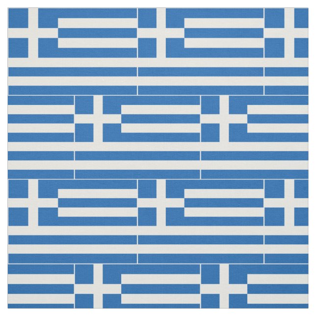 Tissu Drapeau de la Grèce (Échantillon)